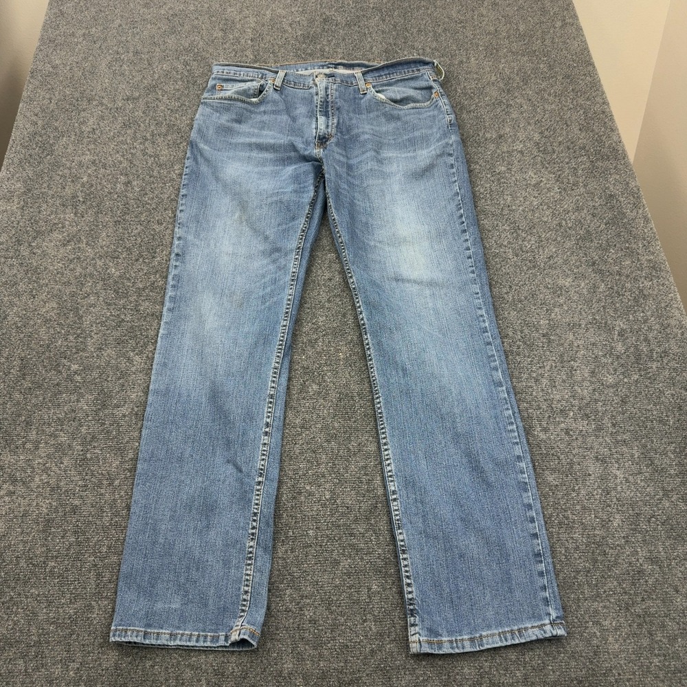 Levis 569 Loose Fit Jeans Mens 38x34 Blue Denim Stretch Casual Streetwear